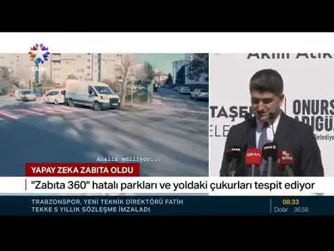 Star TV: "Zabıta360" Hatalı Parkları ve Yoldaki Çukurları Tespit Ediyor